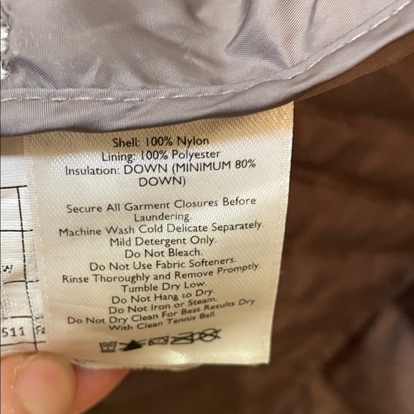 Eddie Bauer Women's Light Brown Puffer Coat - Size XS - Picture 11 of 14
